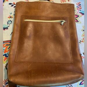 Portland leather goods laptop backpack